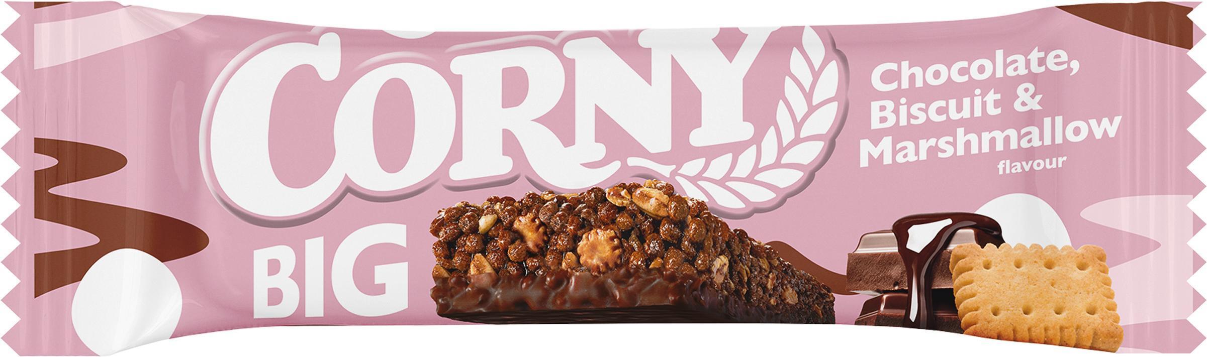 Corny BIG Marshmallow Biscuit Chocolate - 24 x 40g Packung