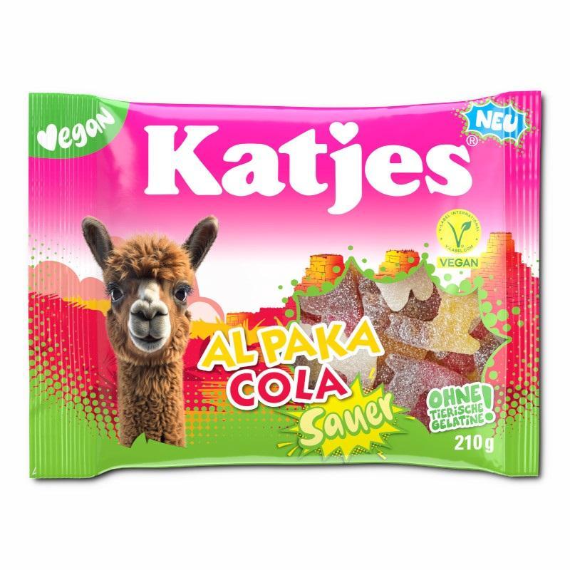 Katjes Alpaka Cola sauer 210g Beutel