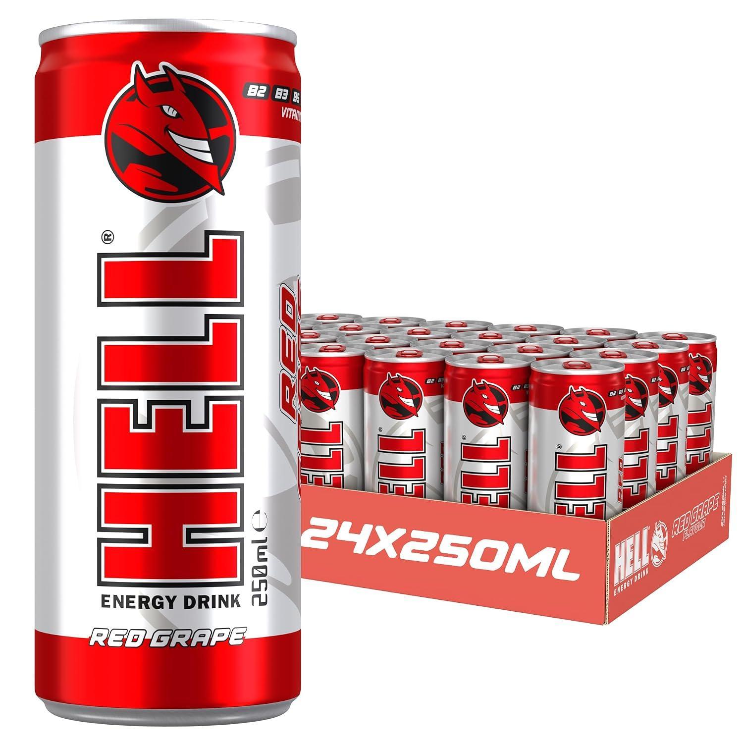 HELL Energy Red Grape - 24×0,25l Dosen