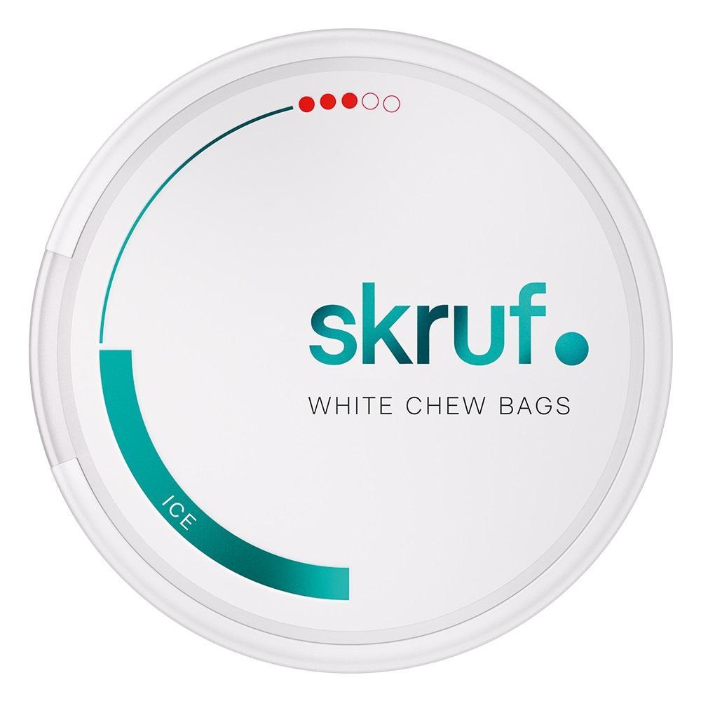 Skruf ICE White Chew Bags #3 - 5 x 17g Dosen