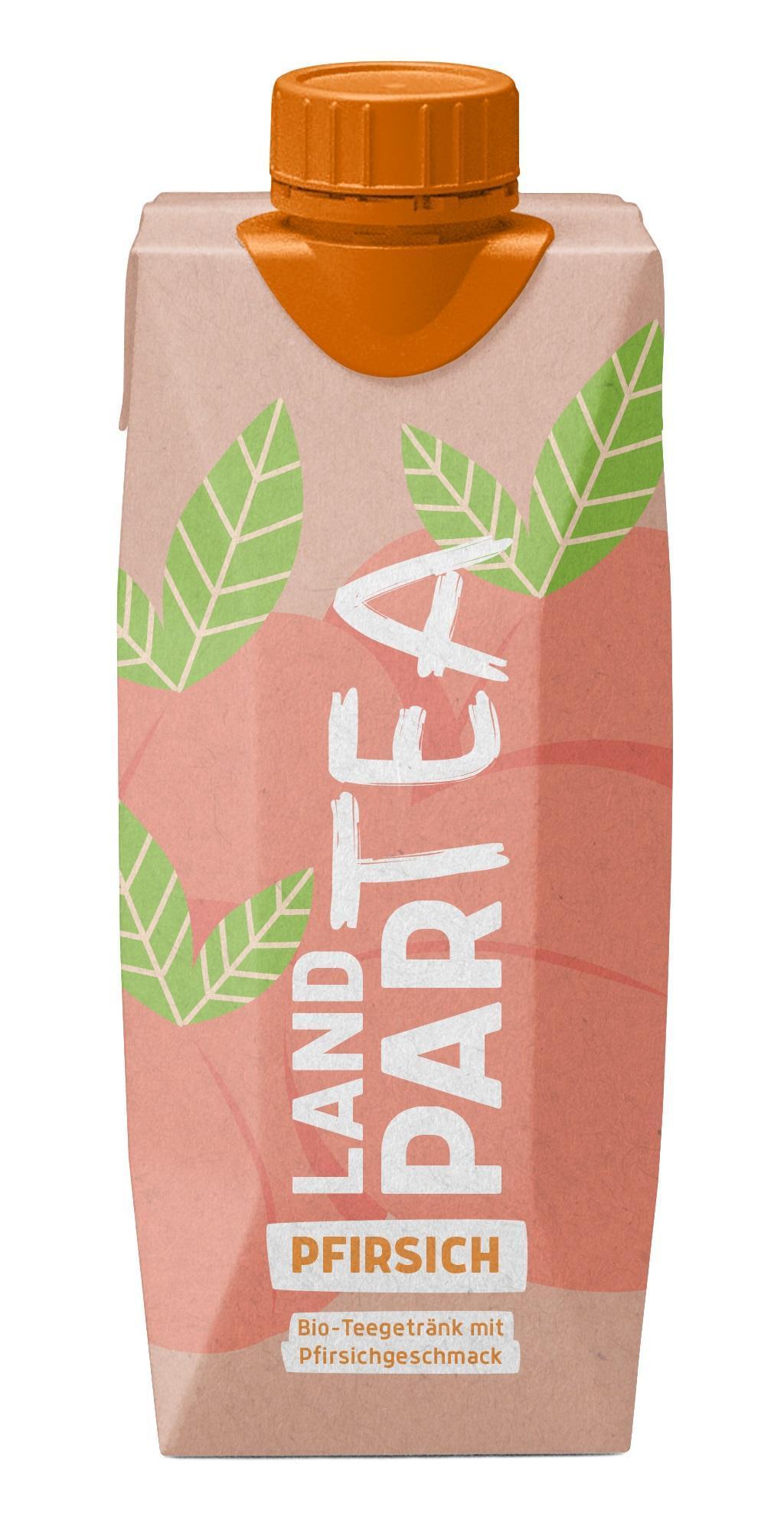 Landpark Landpartea Pfirsich - 12x0,5l Bio Eistee