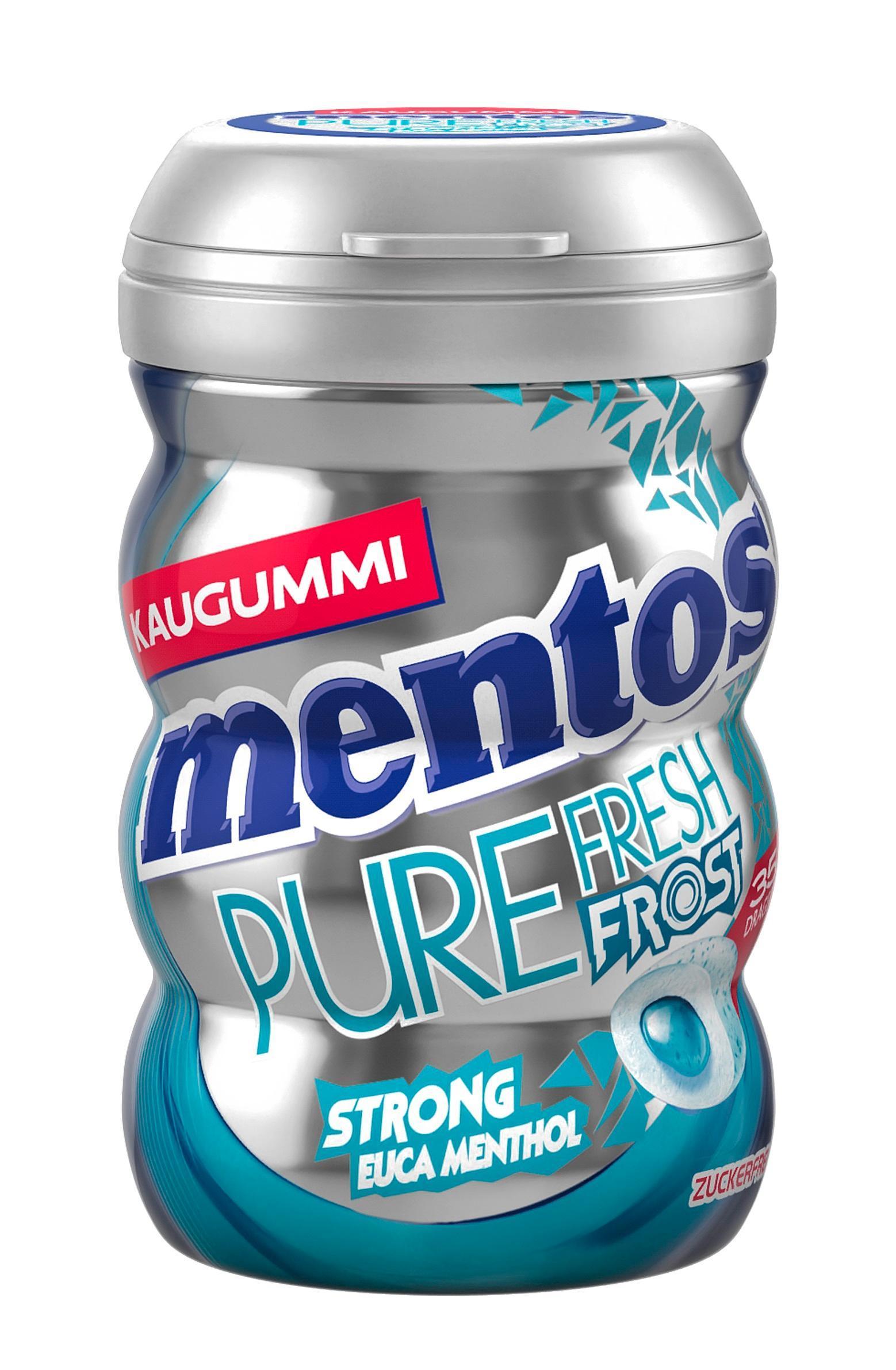 Mentos Kaugummi Pure Fresh Frost Euca Menthol - 6 Dosen, je 35 Kaugummis