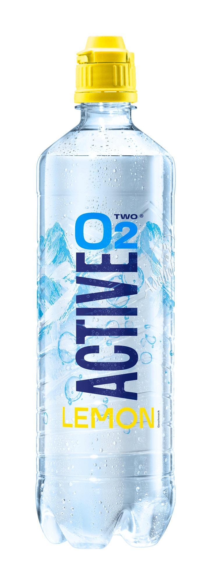 Active O2 Lemon - 8 x 0,75l Flasche
