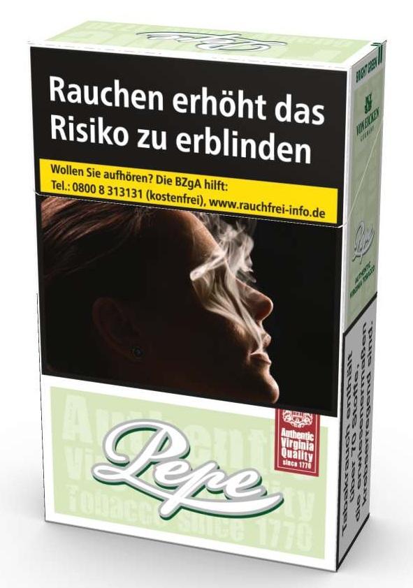 Pepe Bright Green 8,50 EUR - 10 x 20 Zigaretten