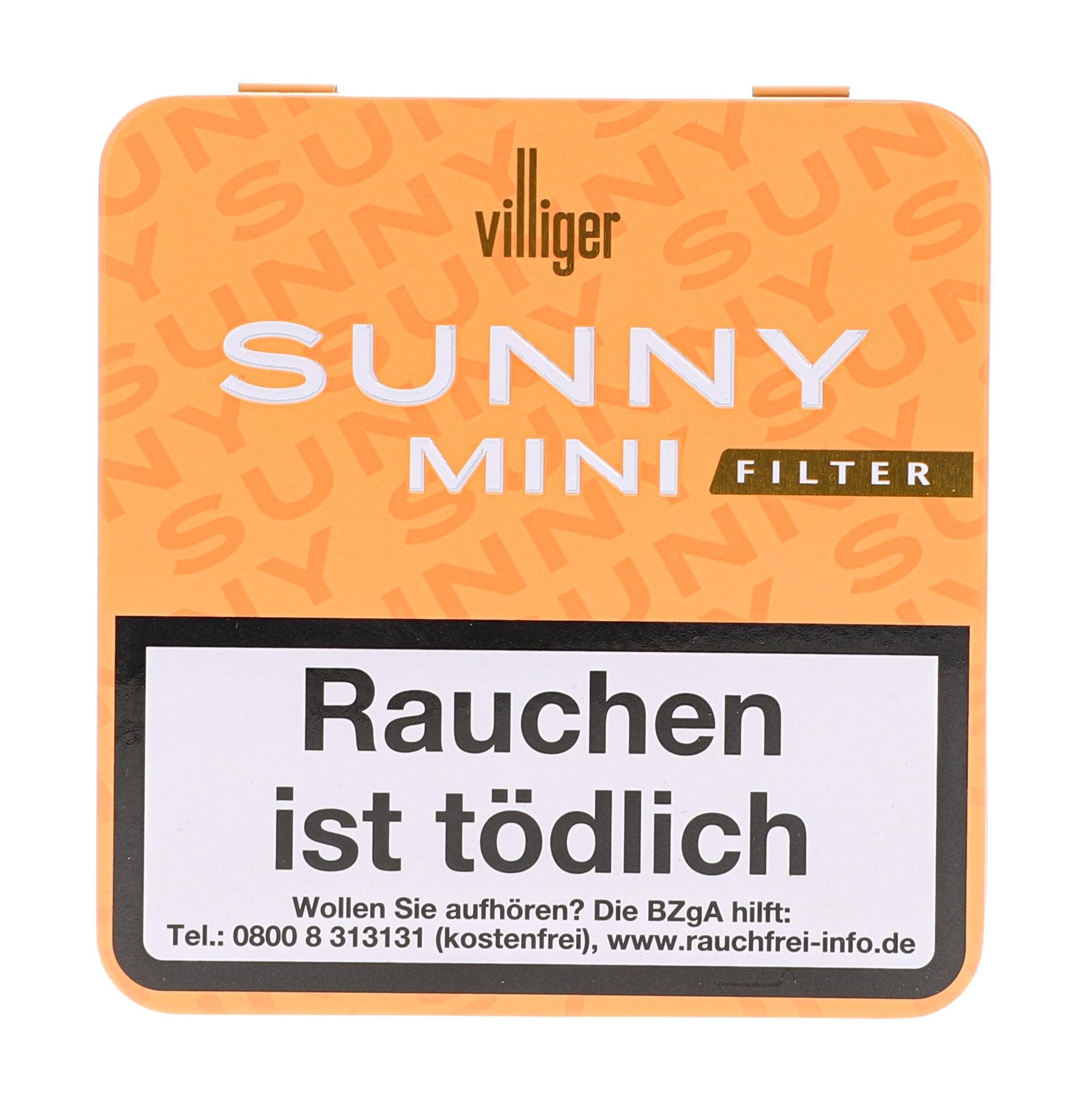 Villiger Mini Filter Colorline Sunny - 5 x 20 Zigarillos á 6,50 EUR