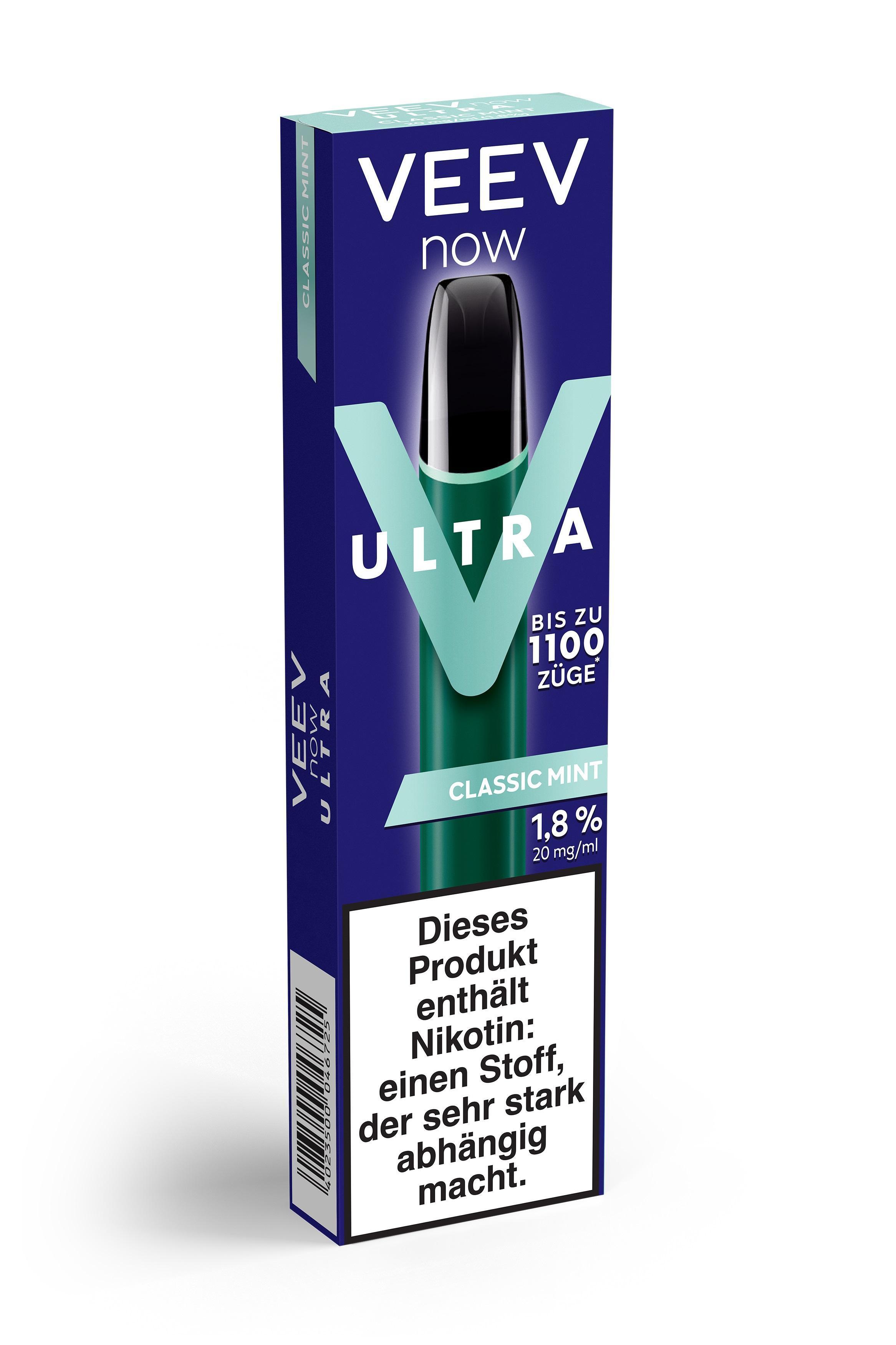 VEEV NOW Ultra Classic Mint 20 mg/ml - 1x5 Einweg Vapes