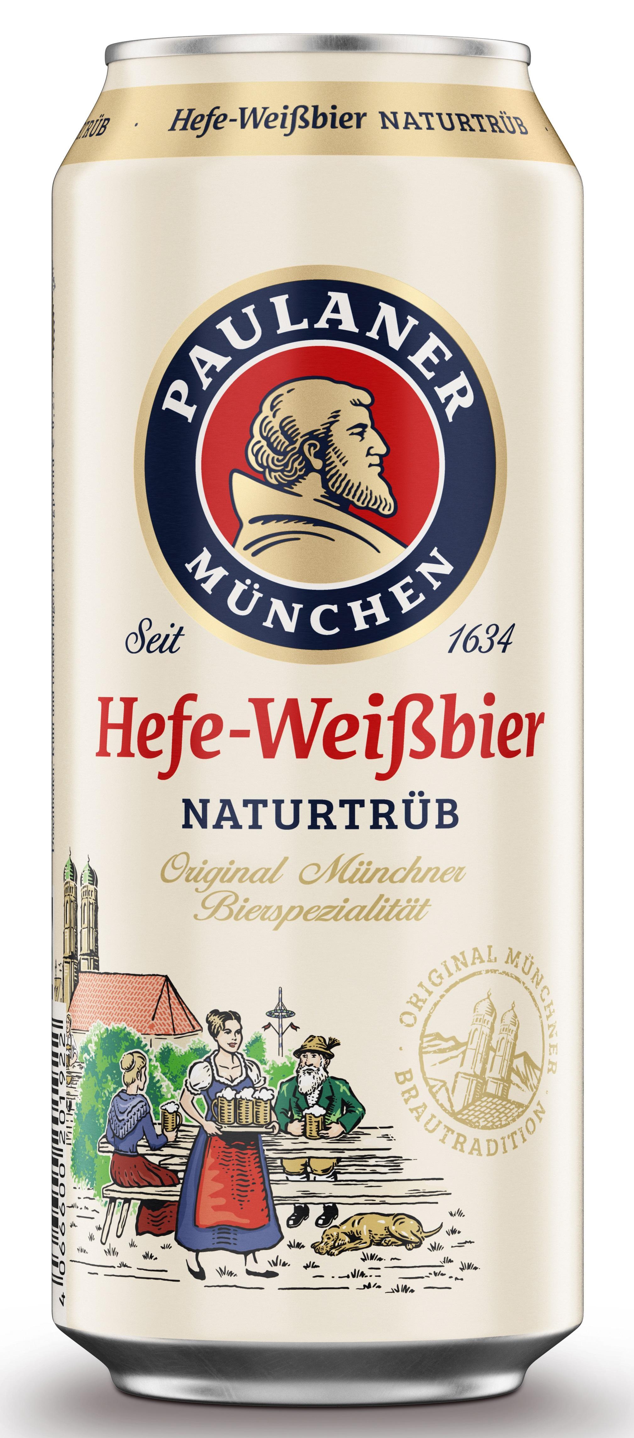 Paulaner Hefe-Weißbier 5,5% 24 x 0,5l DPG Dosen