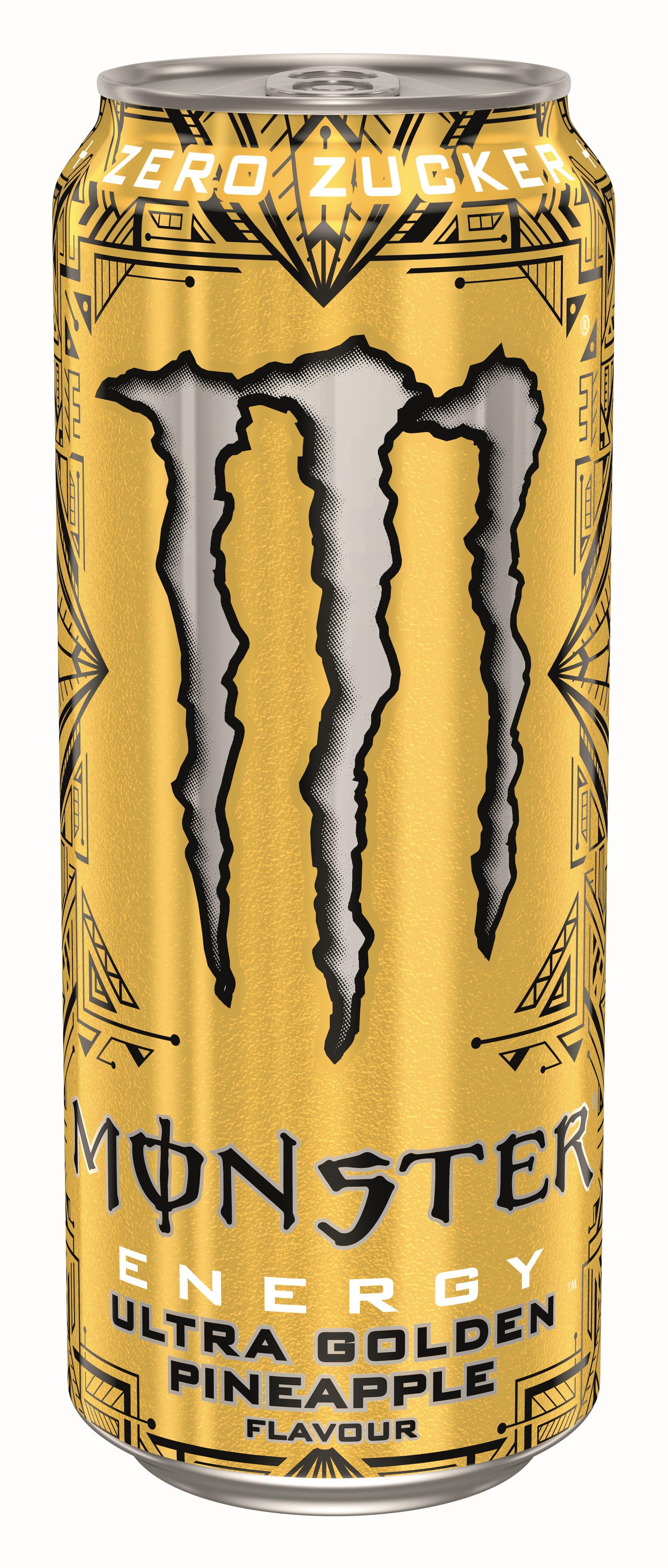 Monster Energy Ultra Gold Zero Zucker - 12 x 0,5l Dose
