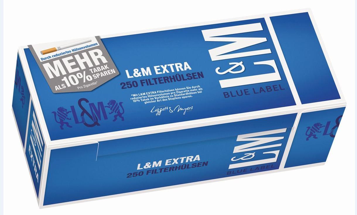 L & M Blue Xtra Hülsen - 4 x 250 Stück