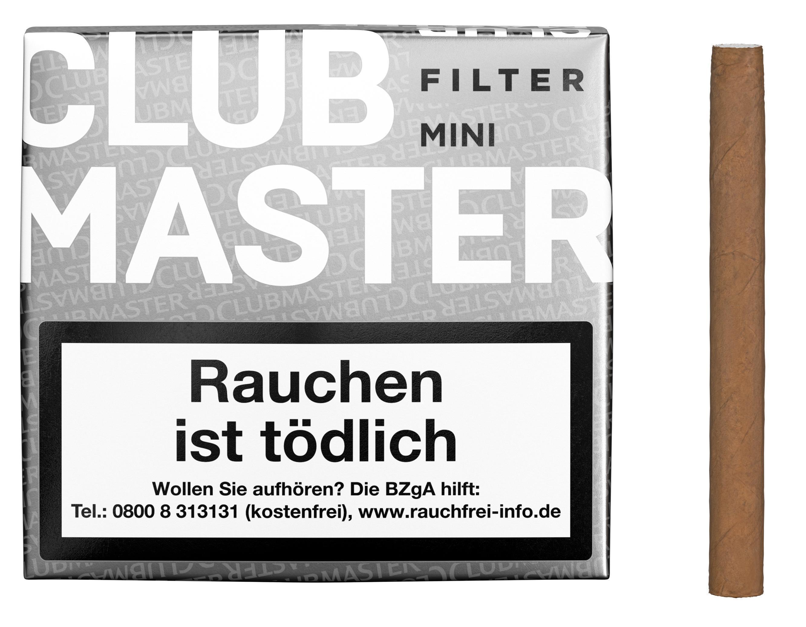 Clubmaster Mini Filter White 176 - 5 x 20 Zigarillos á 6,40 EUR