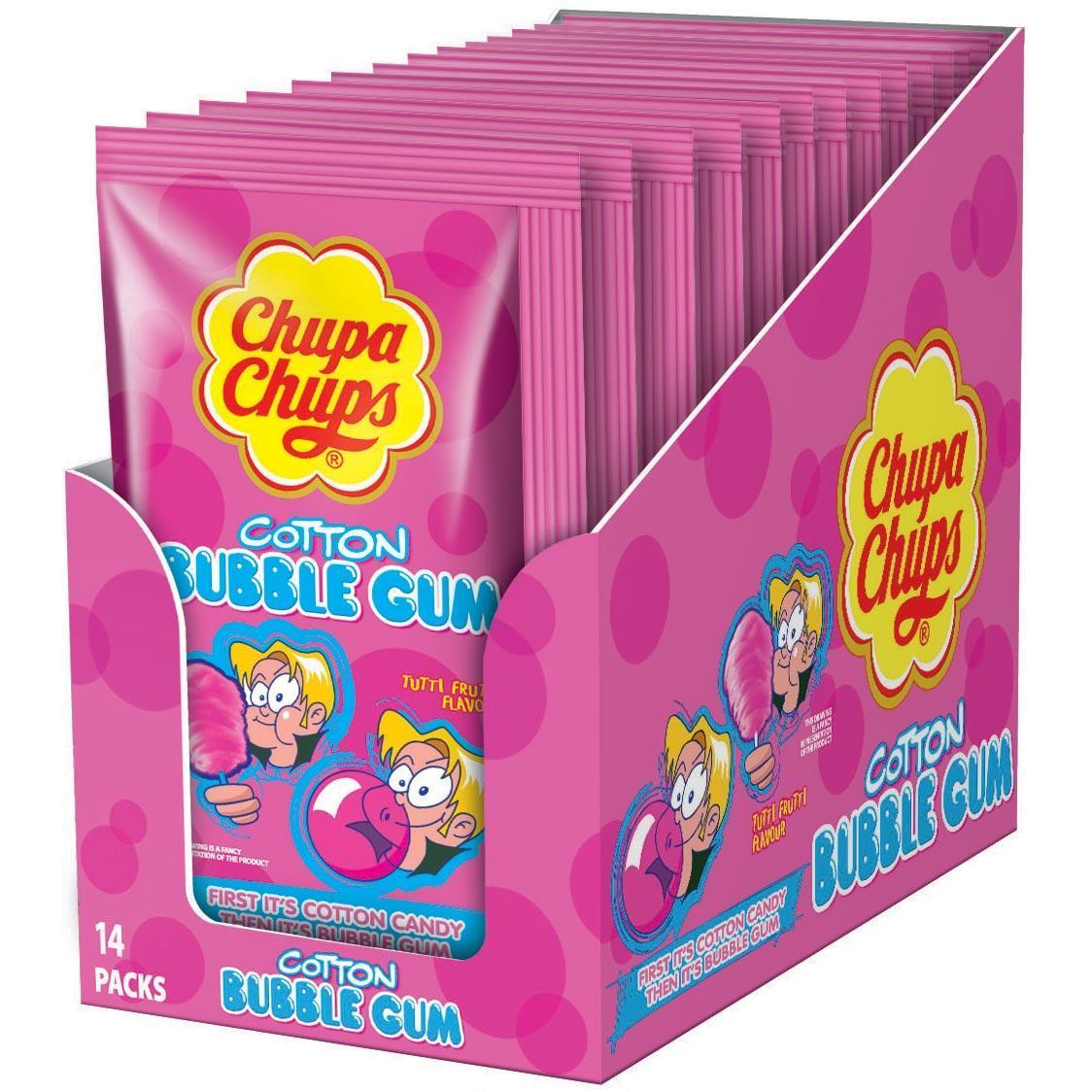 Chupa Chups Cotton Tutti Frutti - 12 Stück