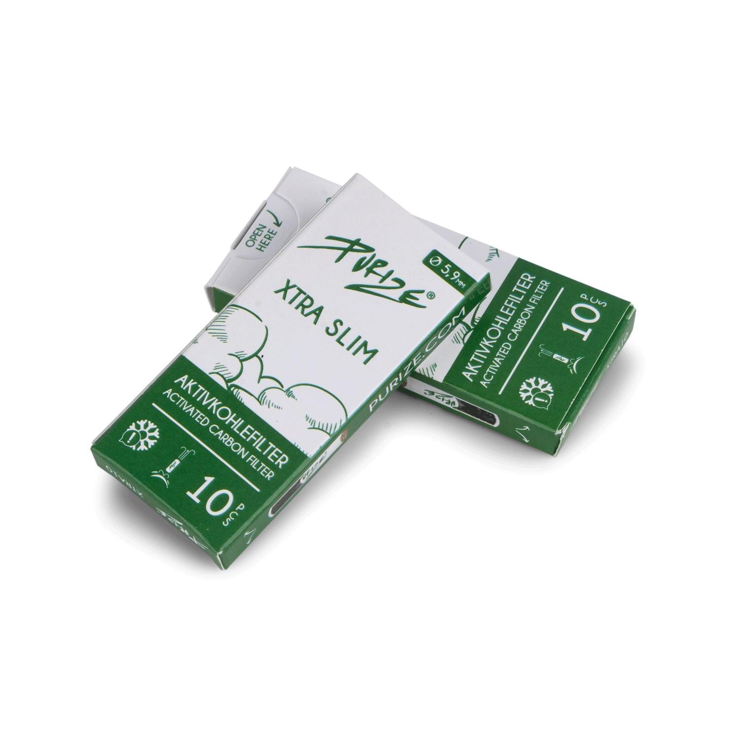 Purize Aktivkohlefilter 6mm weiß - 20×10 Filter