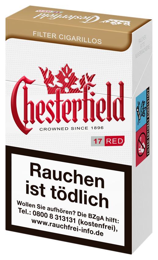 Chesterfield Red King Size 10x17 Zigaretten á 3,00 EUR