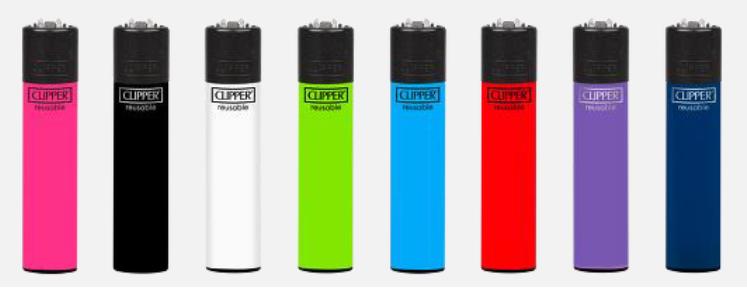 Clipper Solid Branded - 48 Feuerzeuge