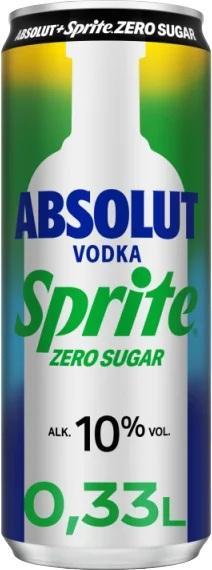 Absolut Vodka Sprite Zero 10% 12x 0,33l DPG Dosen