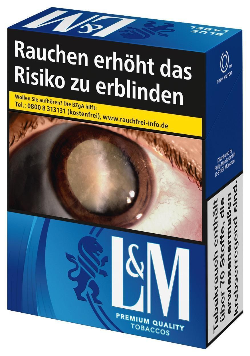L & M Blue XL 10,00 EUR - 8 x 26 Zigaretten