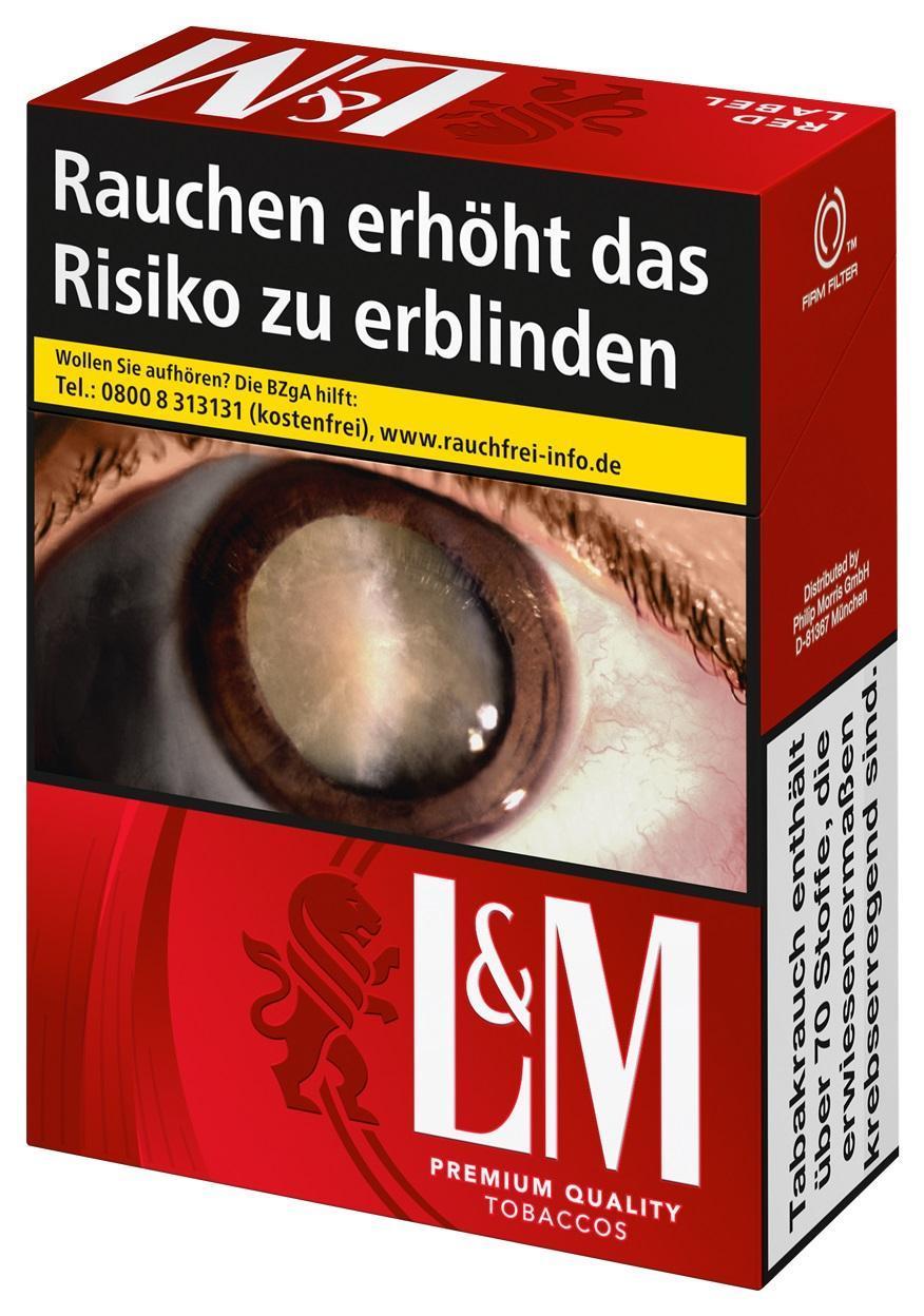 L & M Red XL 10,00 EUR - 8 x 25 Zigaretten