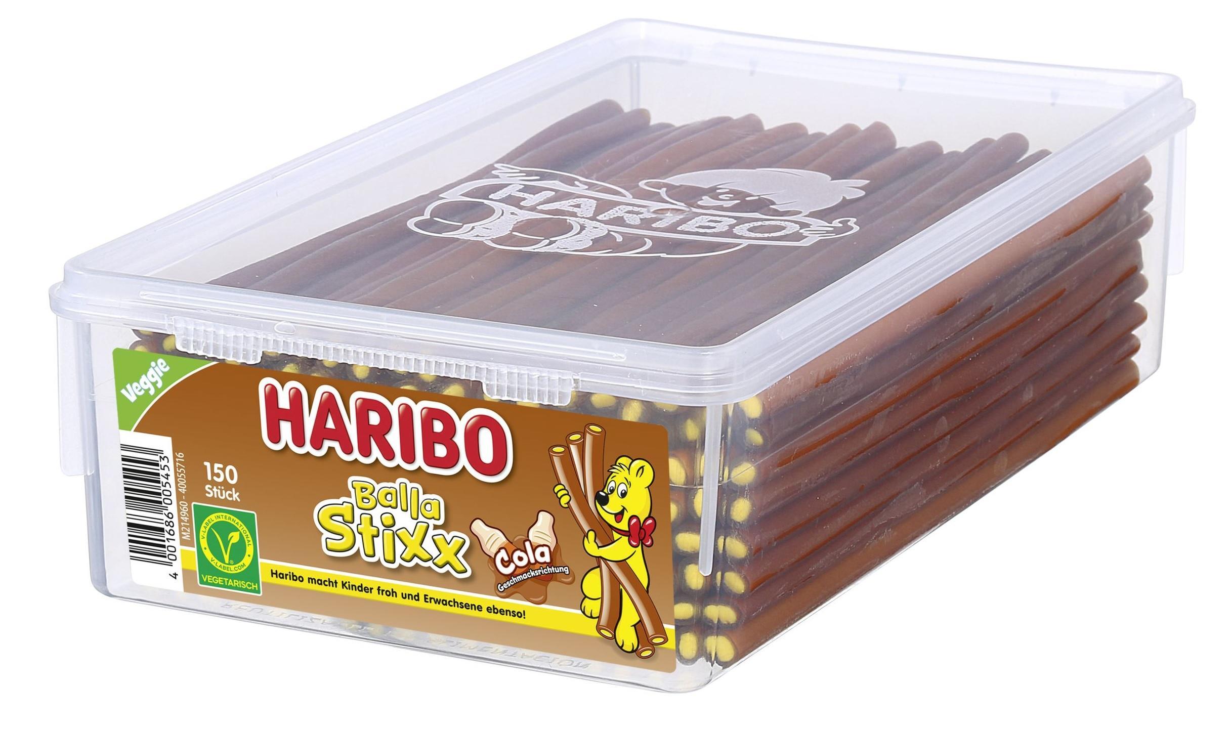 Haribo Balla Balla Cola Vegan - 150 Stück in der Dose