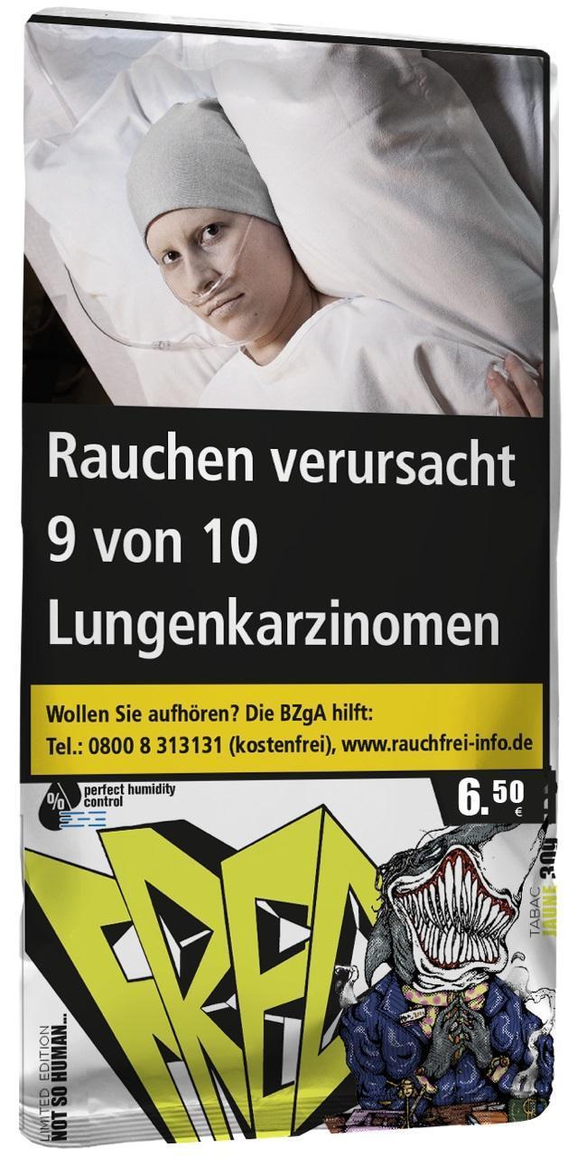 Fred Tabak Gelb Jaune - 5 x 30g Packung