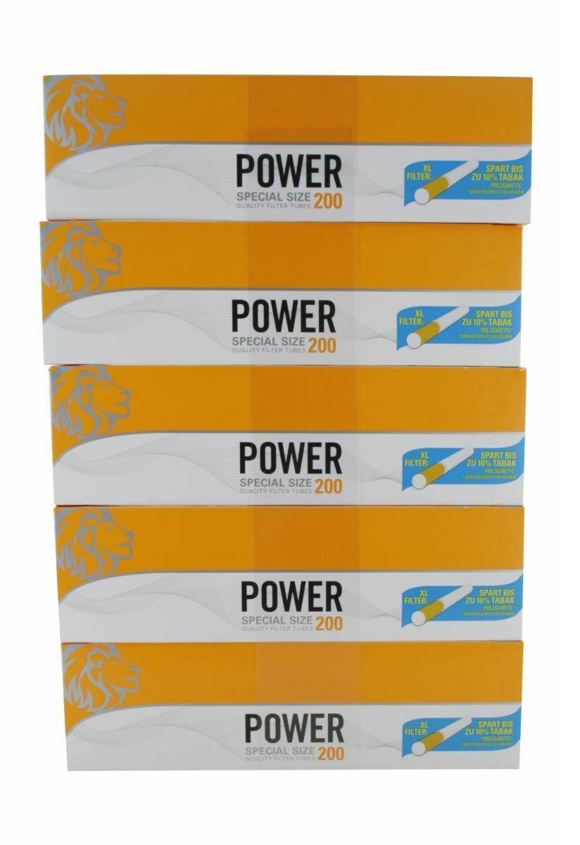 Power Special Size Extra Hülsen - 5 x 200 Stück