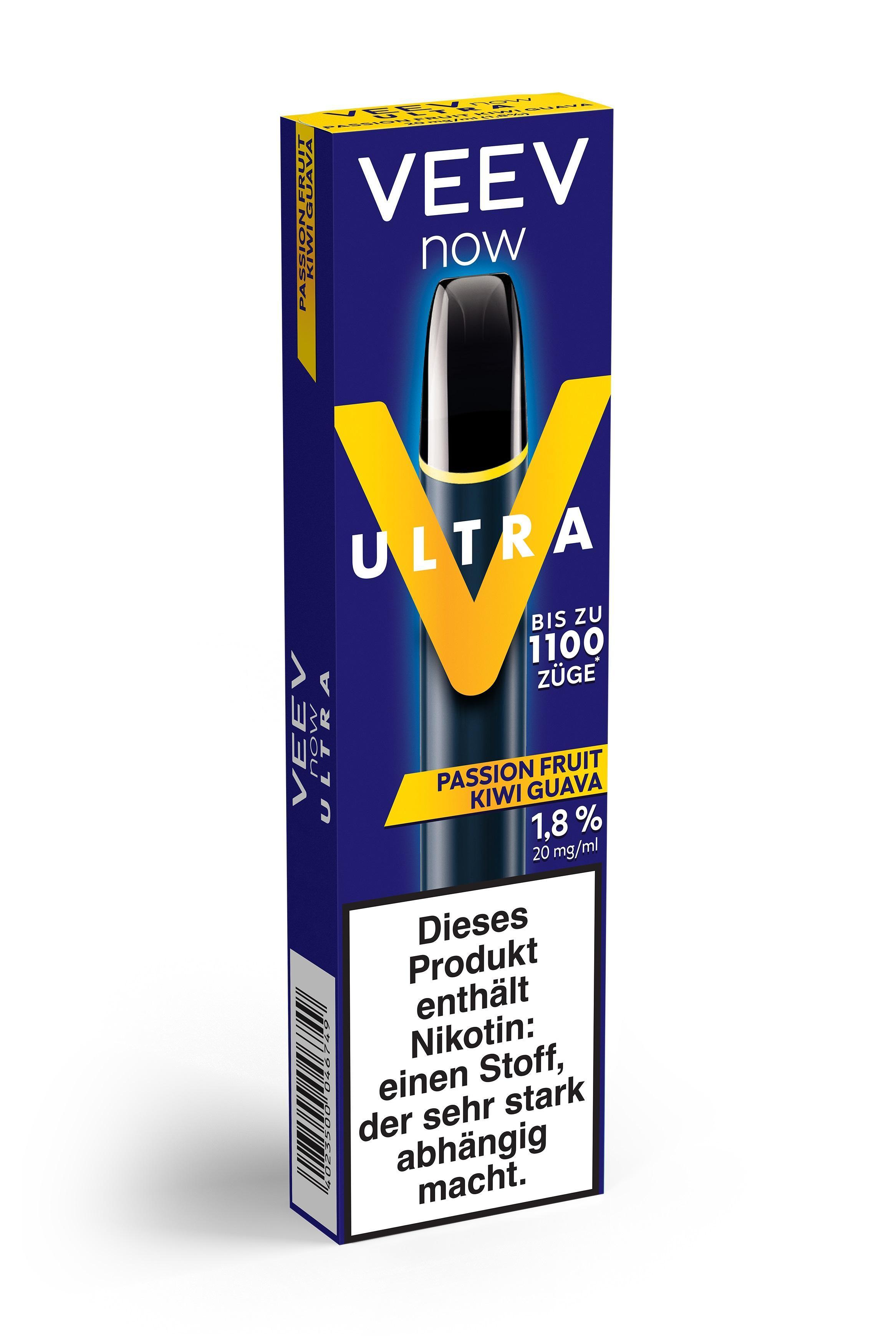 VEEV NOW Ultra Passion Fruit Kiwi Guava 20 mg/ml - 1x5 Einweg Vapes