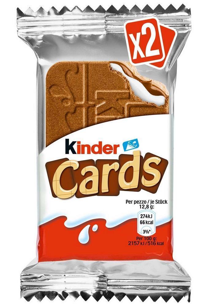 Ferrero Kinder Cards - 30 x 25,6g Packung