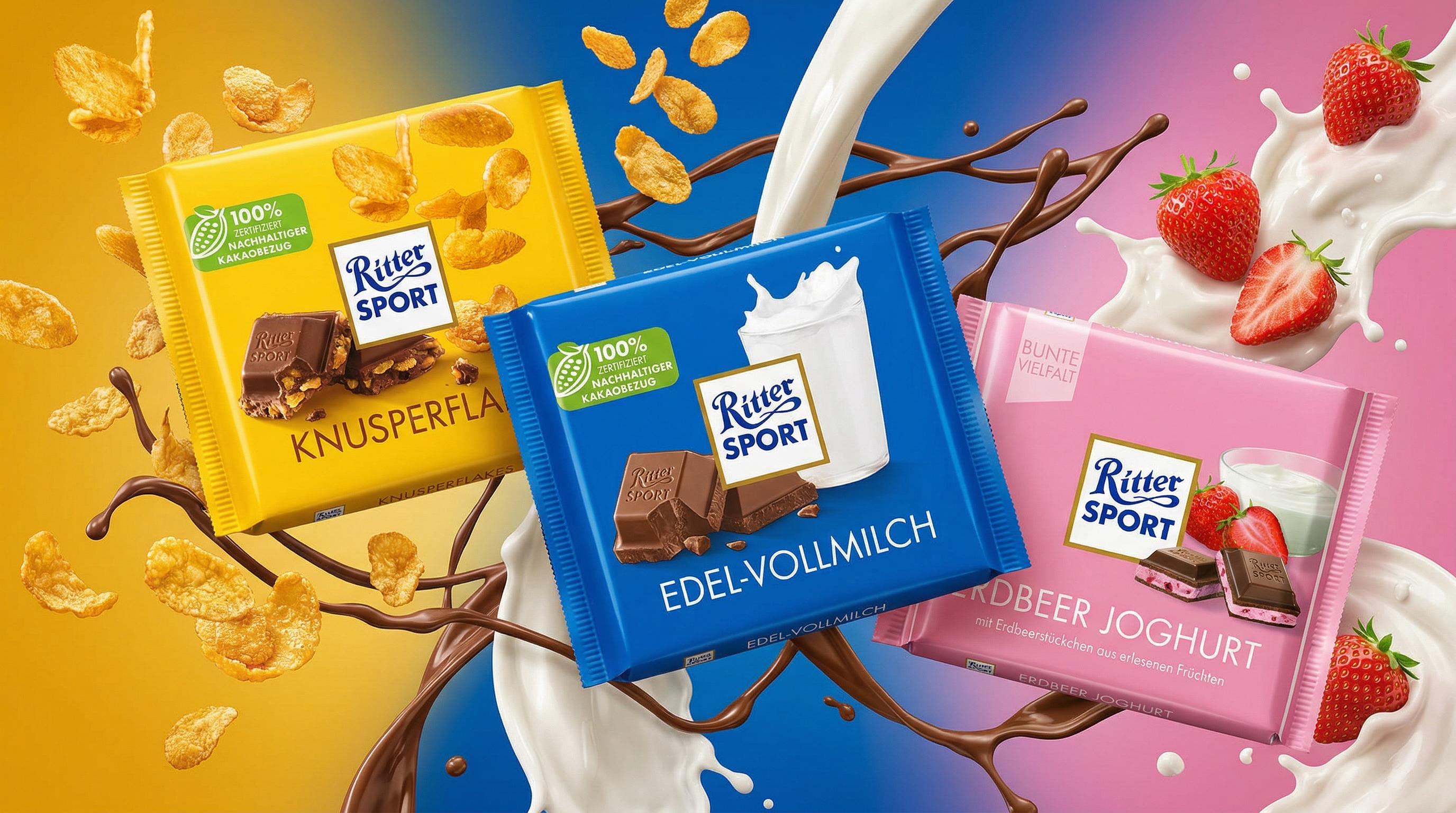 Bunte Vielfalt von Ritter Sport