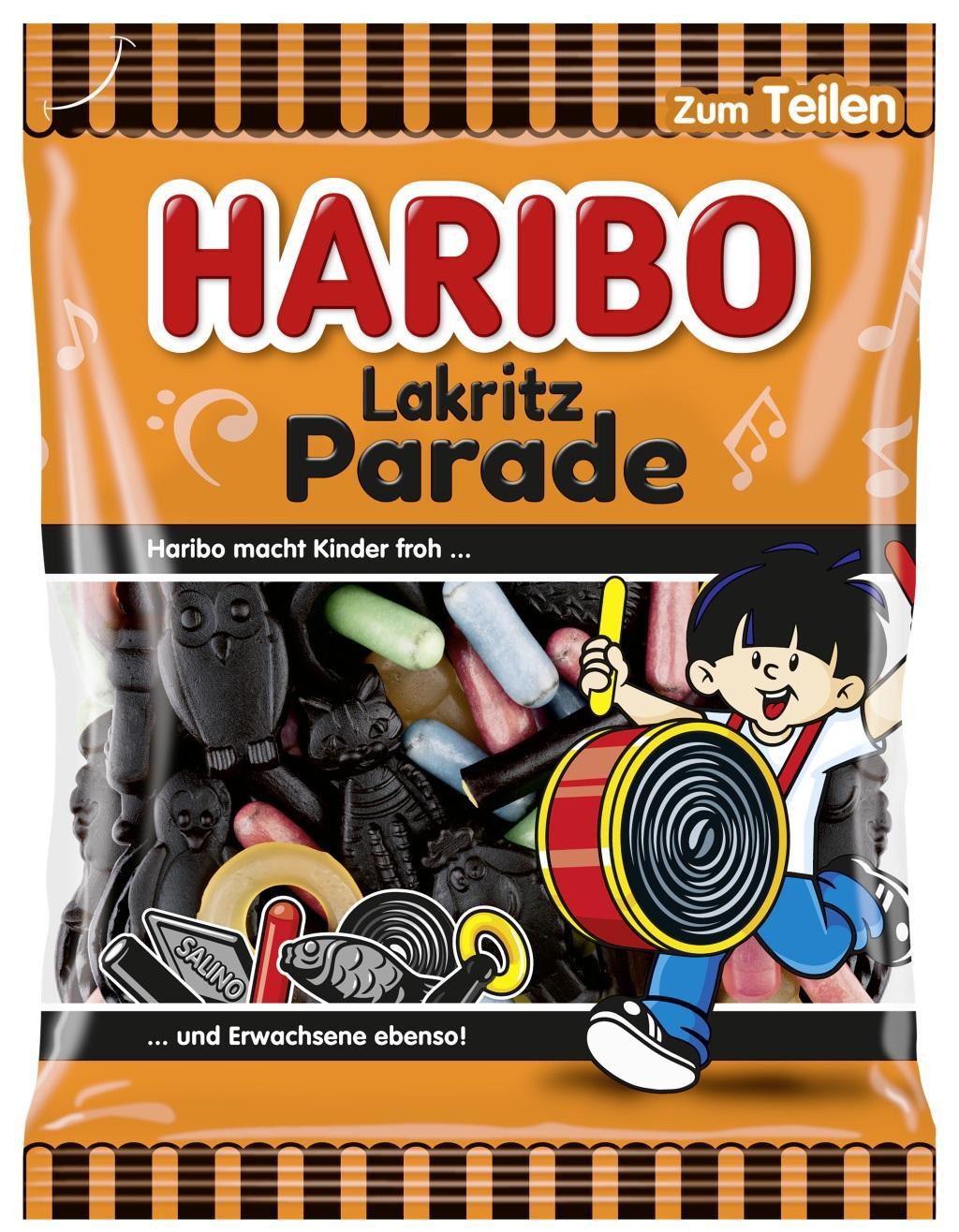 Haribo Lakritz Parade - 175g Beutel