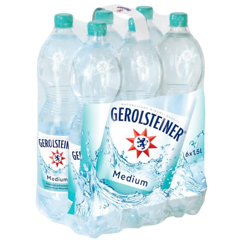 Gerolsteiner Medium - 6x1,5l Flasche