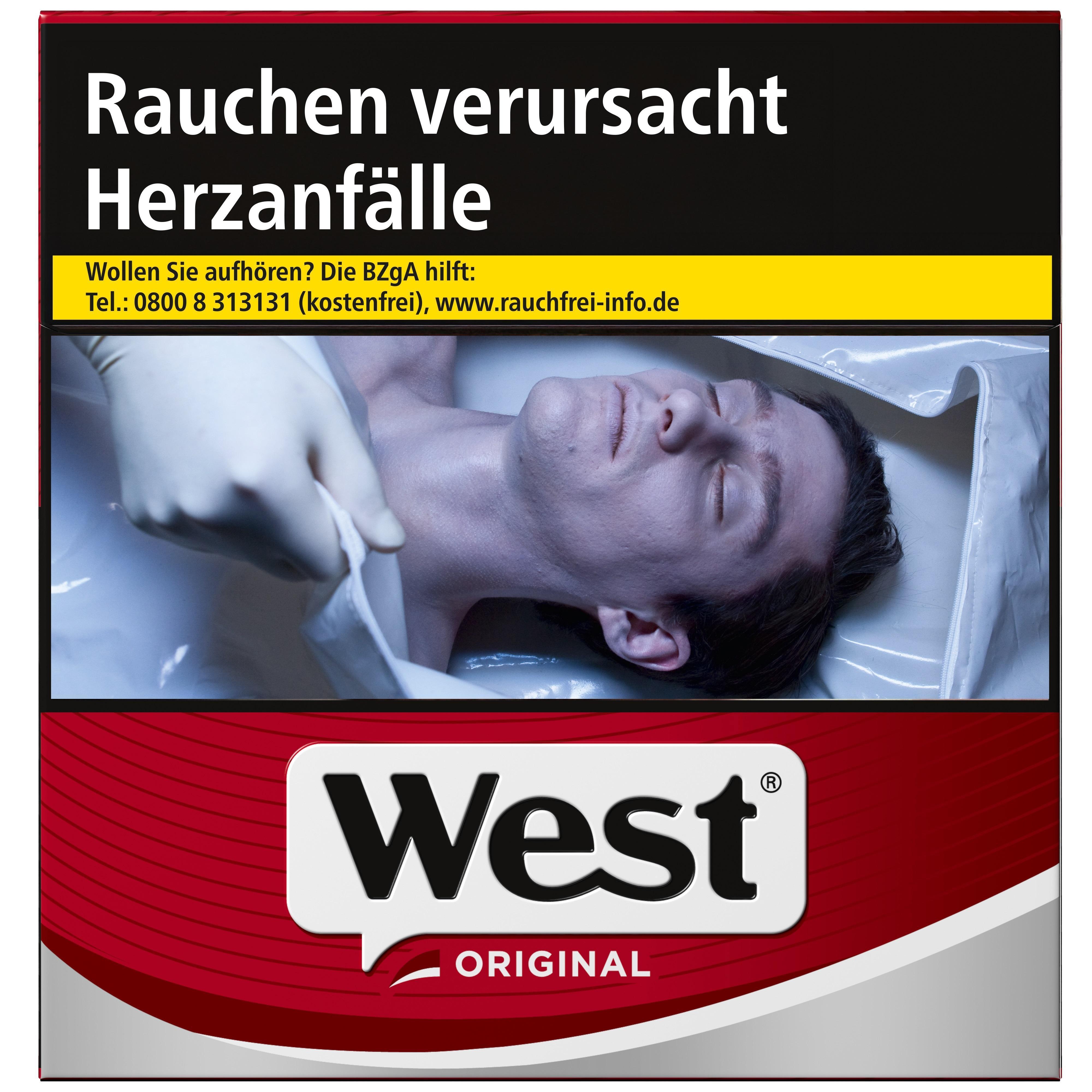 West Red 19,50 EUR - 6 x 50 Zigarette