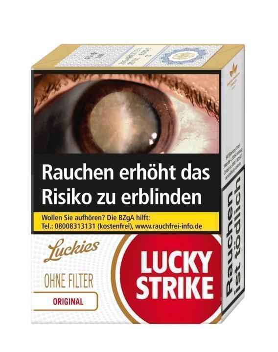 Lucky Strike ohne Filter 10x20 Zigaretten á 9,40 EUR