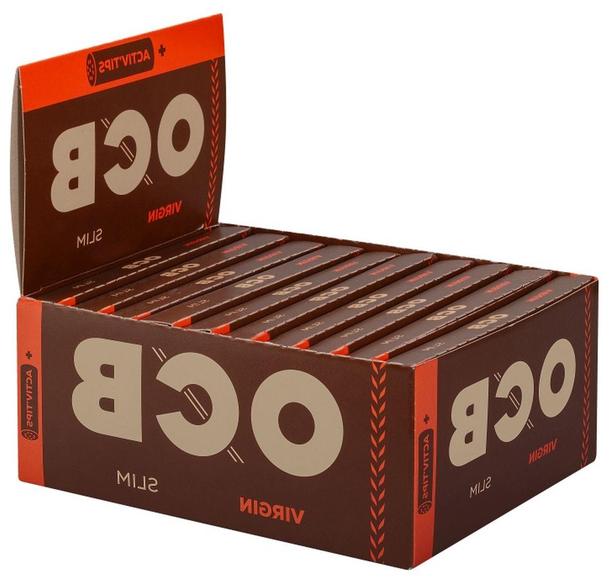 OCB Schwarz Premium Long Slim+ 8 ActivTips - 1 x 20 Stück