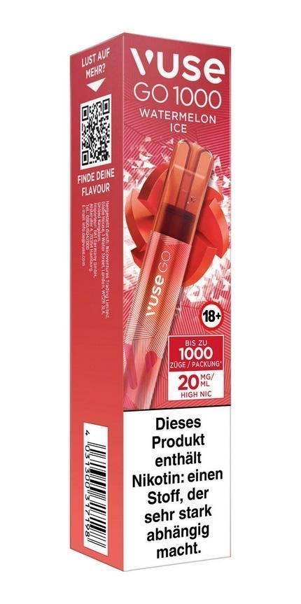 Vuse GO 1000 Watermelon Ice 20 mg/ml - 1 Einweg Vape