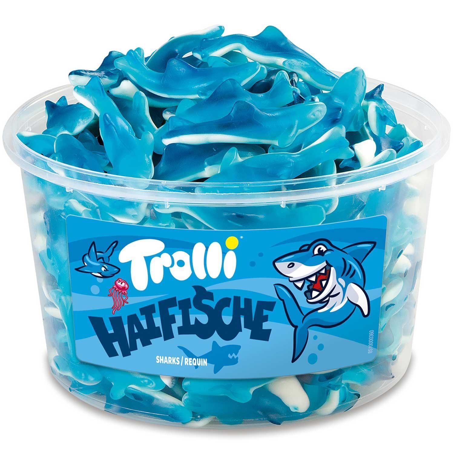 Trolli Haifische - 150 Stück in der Dose