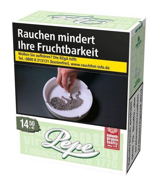 Pepe Bright Green Ultra XXXL 14,50 - 4 x 40 Zigaretten