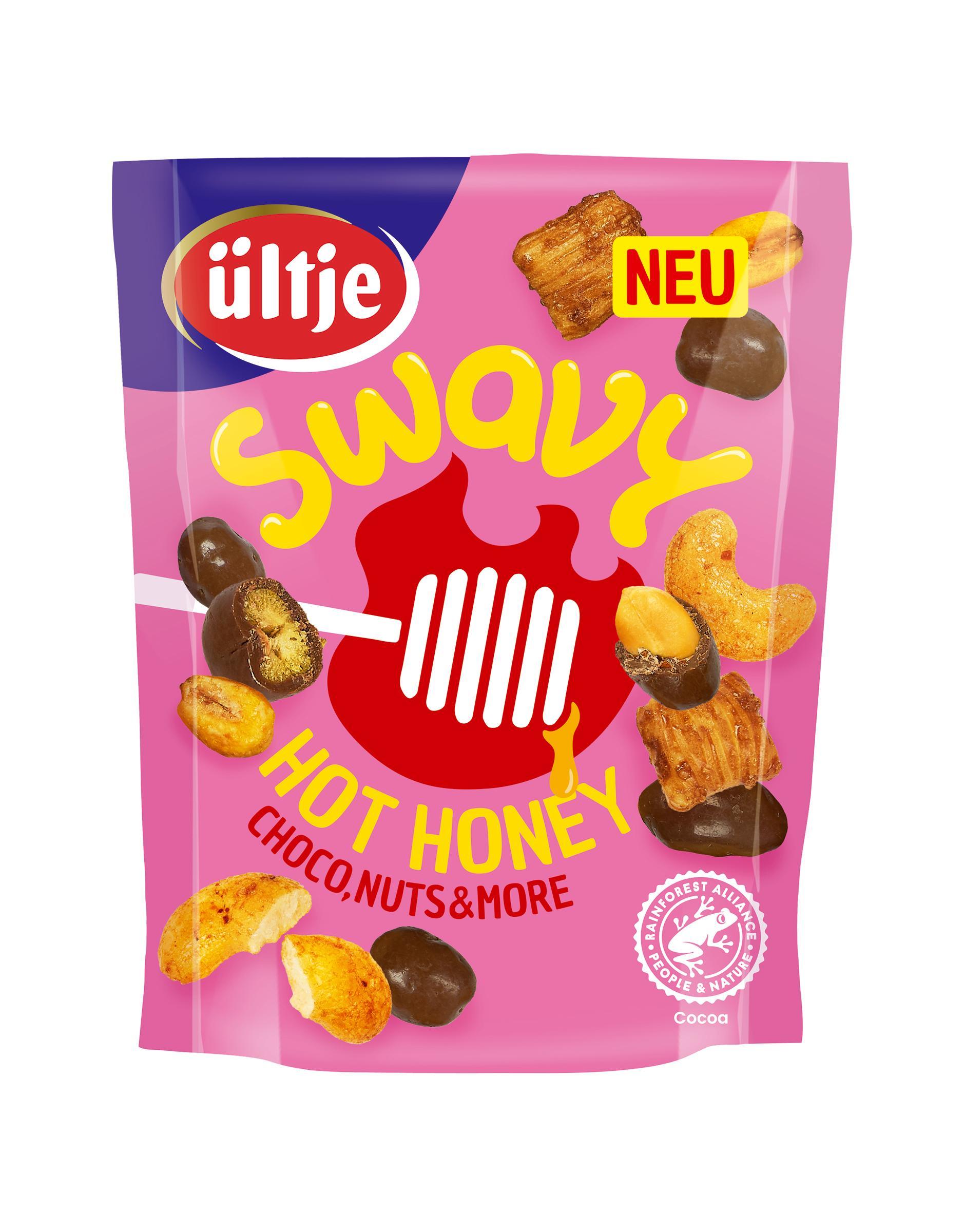 ltje Swavy Hot Honey 120g Beutel - Süß-würziger Knabbermix mit Chili & Honig