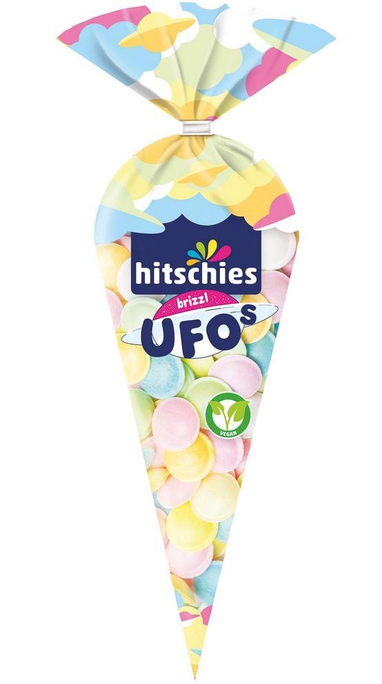 Hitschies Brizzl Ufos - 75 g Beutel