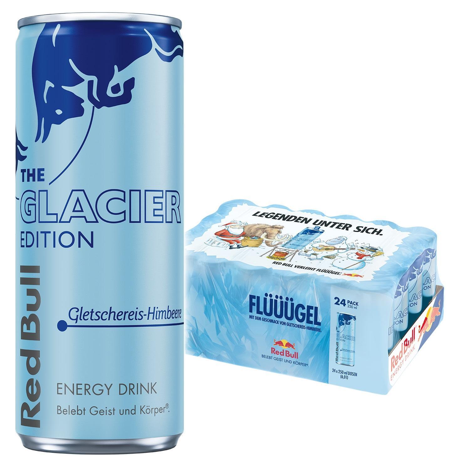 Red Bull Energy Glacier Edition 24×0,25 l Dose - Gletschereis Himbeere