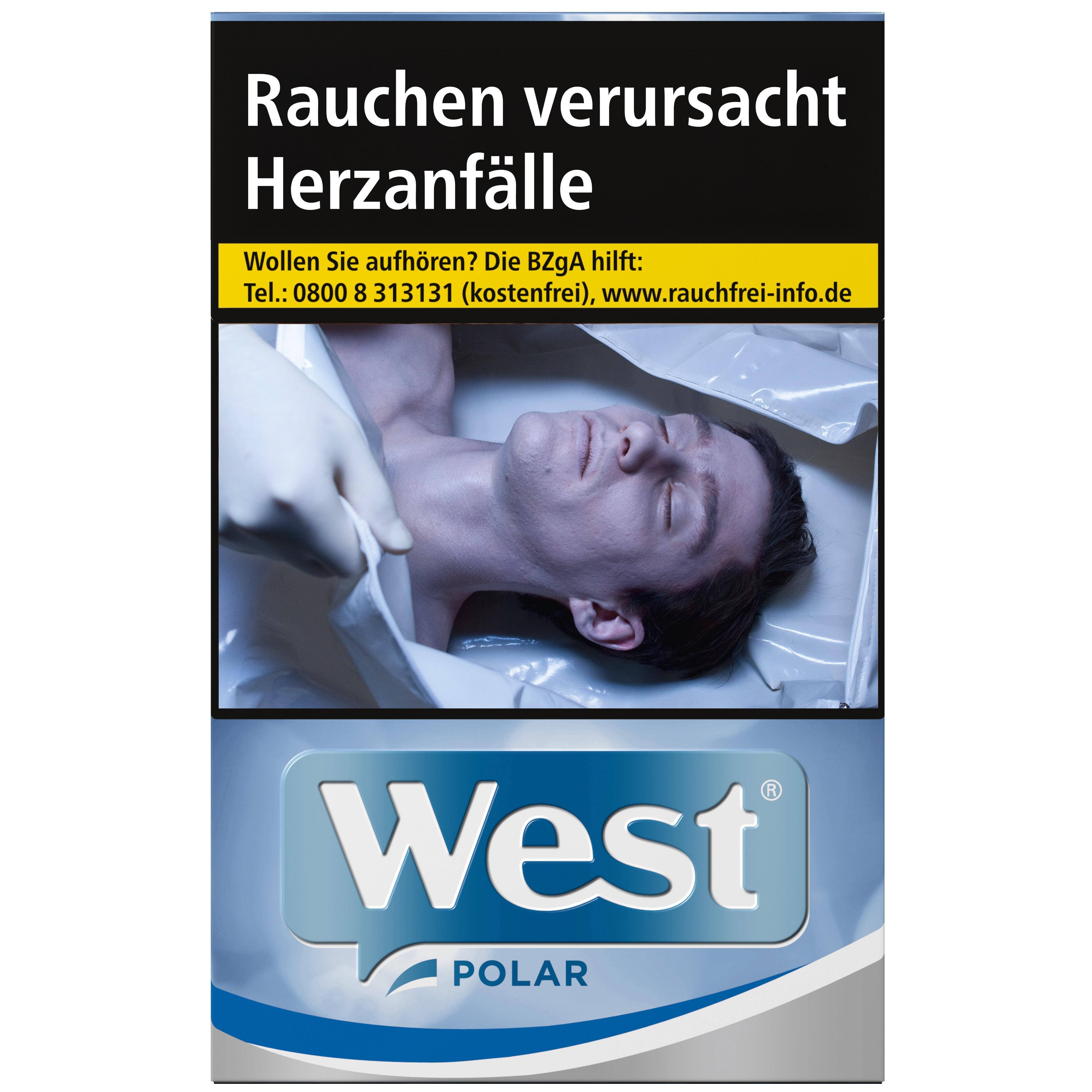 West Polar 10×20 - 10 Schachteln à 20 Zigaretten mit kühler Aromanote