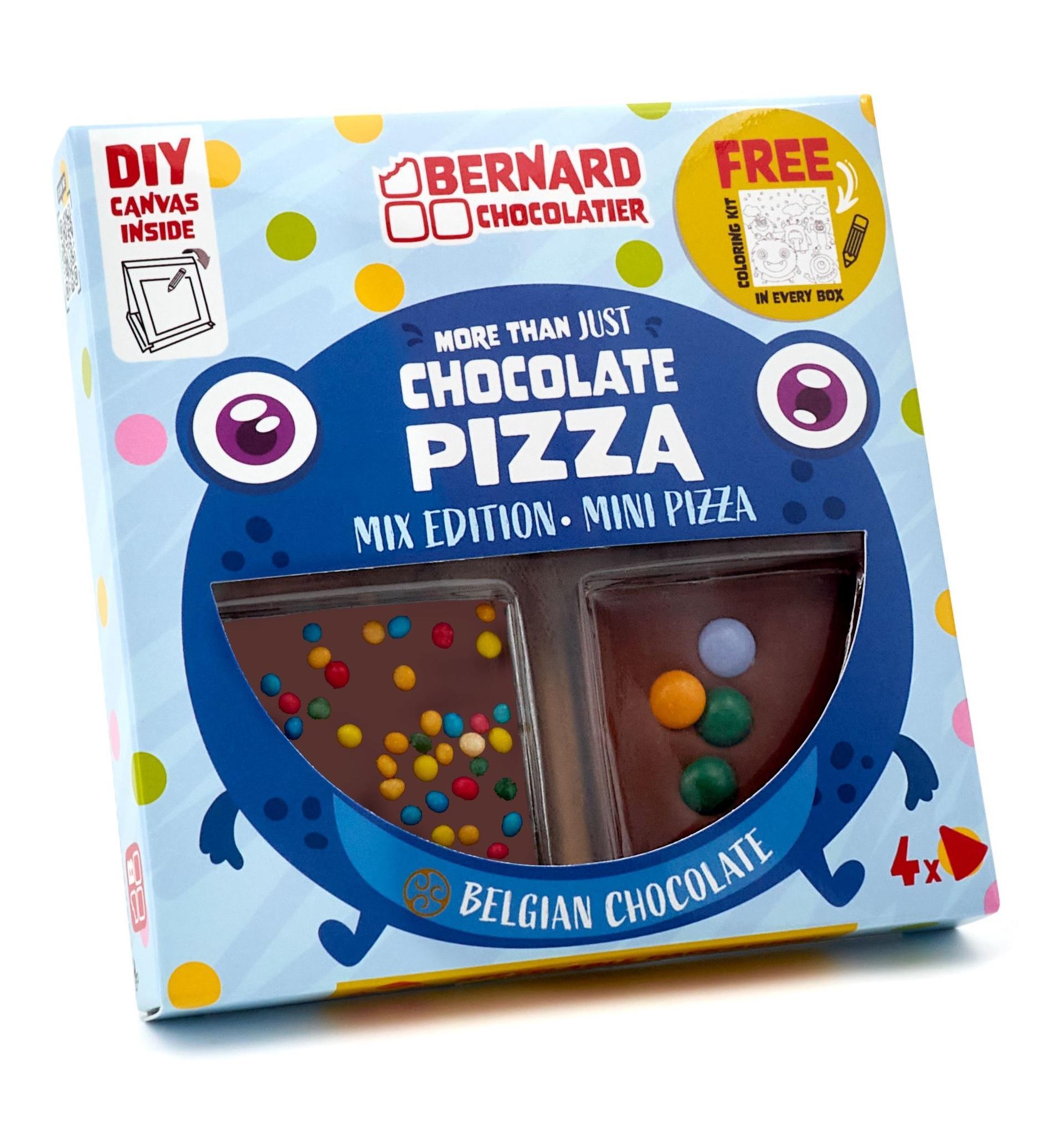 Bernard Chocolatier Milk Chocolate Mini Pizza Mix - 44g