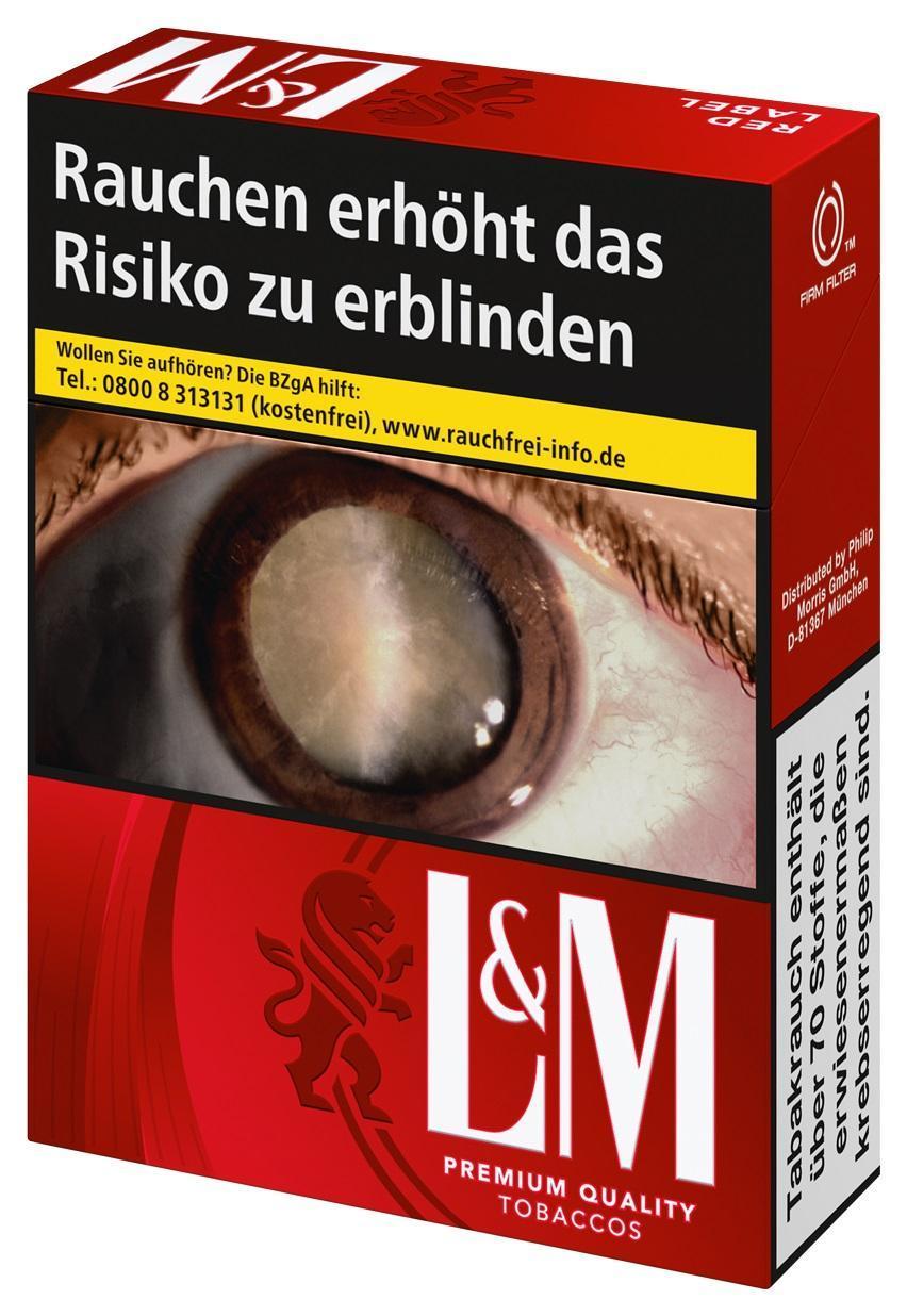 L & M Red 2XL 12,00 EUR - 8 x 31 Zigaretten