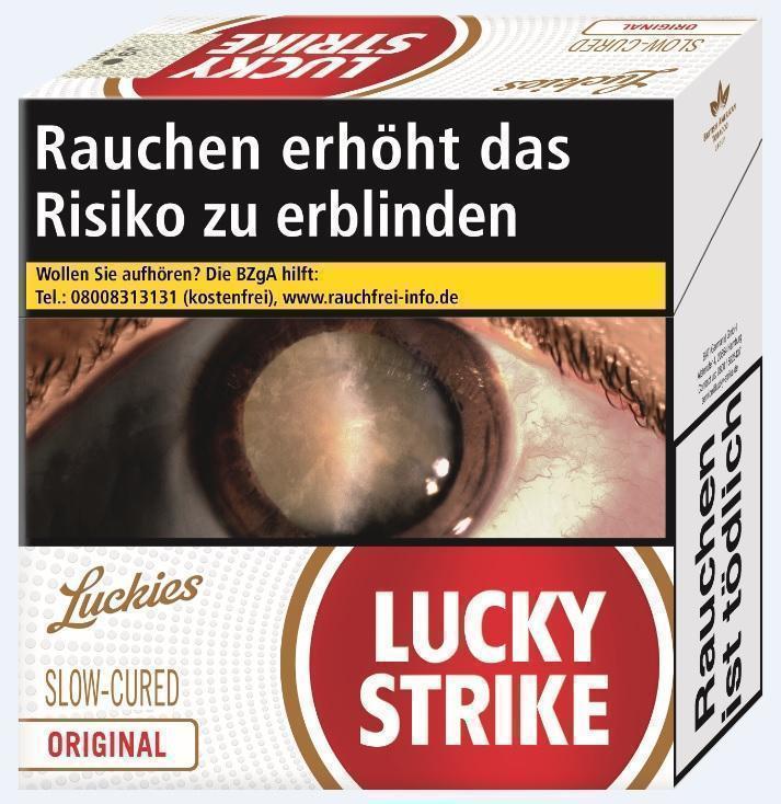 Lucky Strike Red 15,00 EUR - 8 x 34 Zigaretten