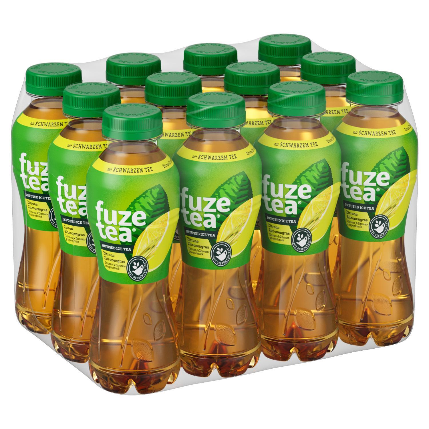 Fuze Tea Lemongras/Zitrone - 12 x 0,4l Flasche
