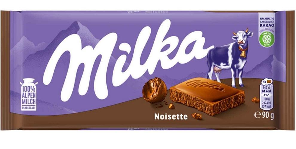 Milka Noisette 90g Tafel