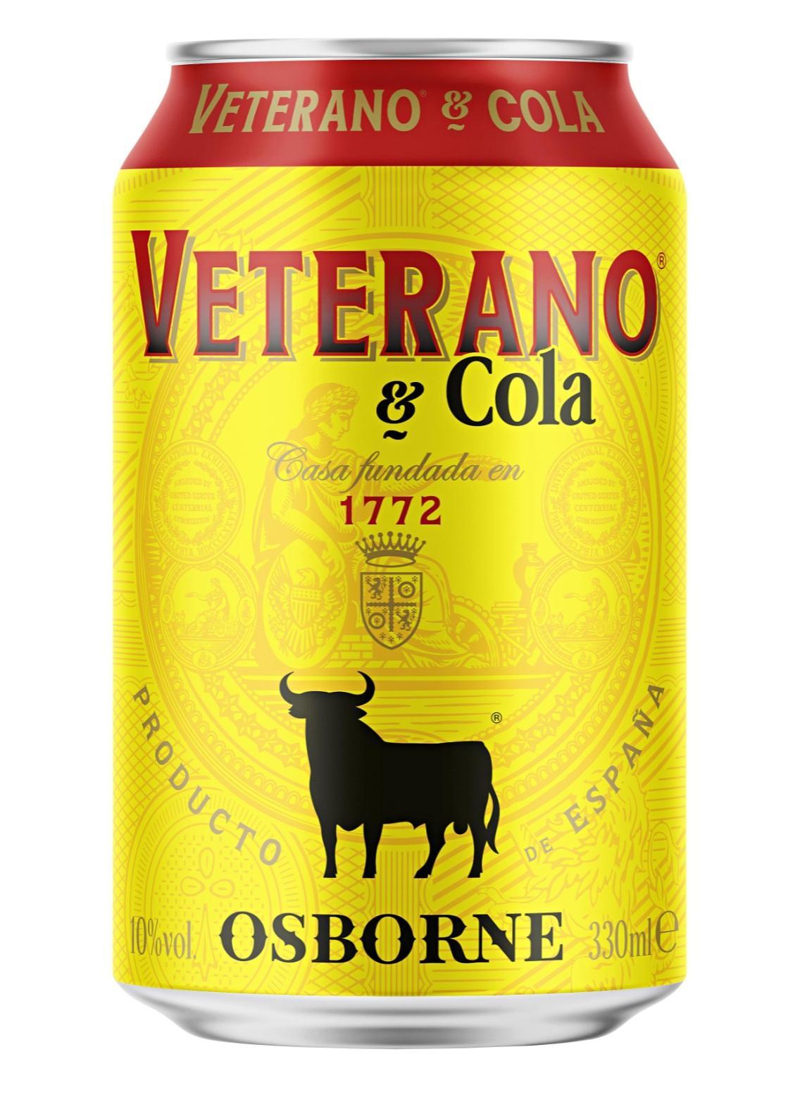 Osborne Veterano & Cola 10% - 12×0,33l Dosen