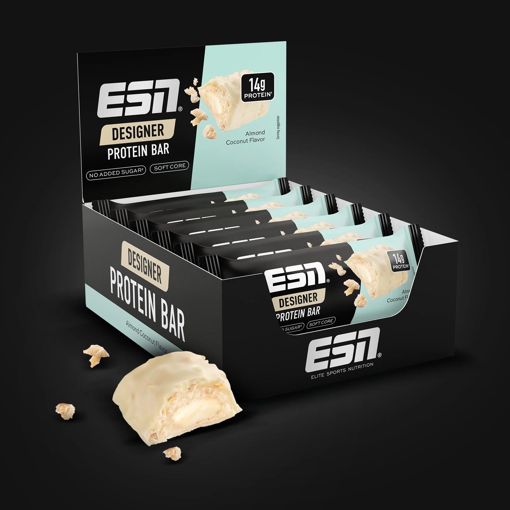 ESN Designer Bar Proteinriegel Almond Coconut - 12x45g Riegel