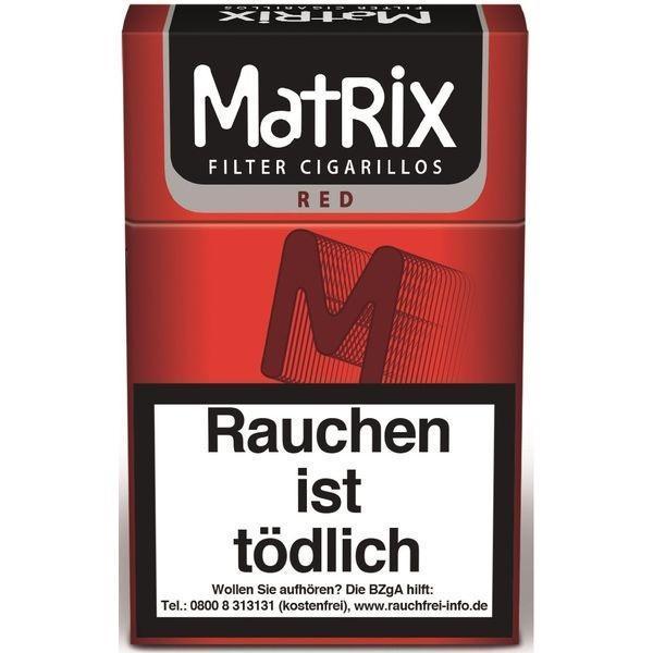 Matrix Red Cigarillos 10×17 á 2,50 EUR - aromatische Filtercigarillos mit vollem Geschmack