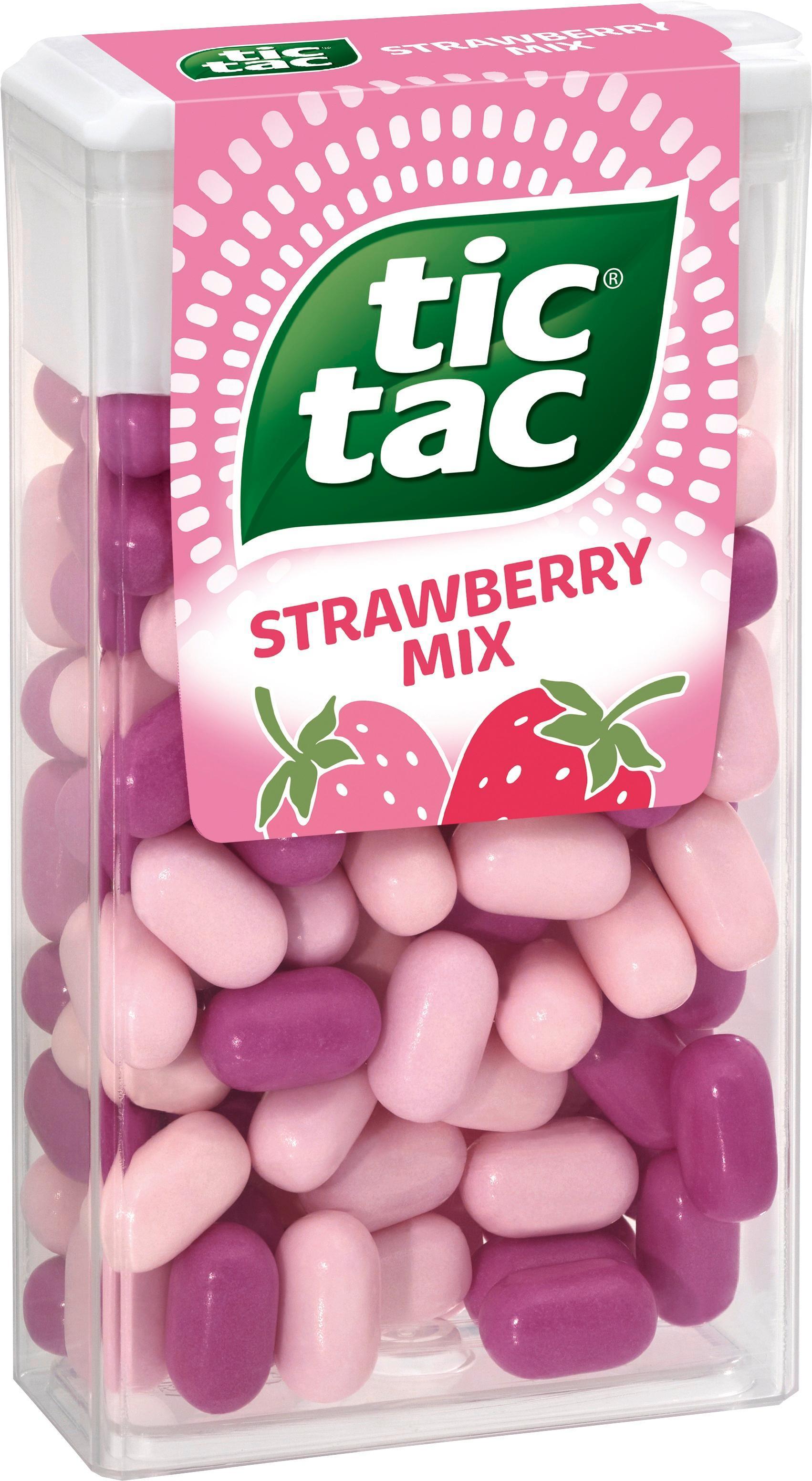 Tic Tac Strawberry Mix - 16 x 54g Packung
