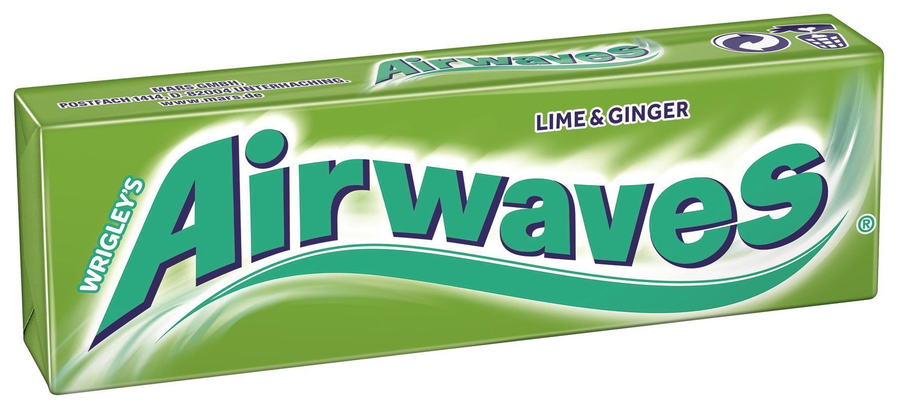 Wrigley Airwaves Lime & Ginger - 30 x 12er Packung