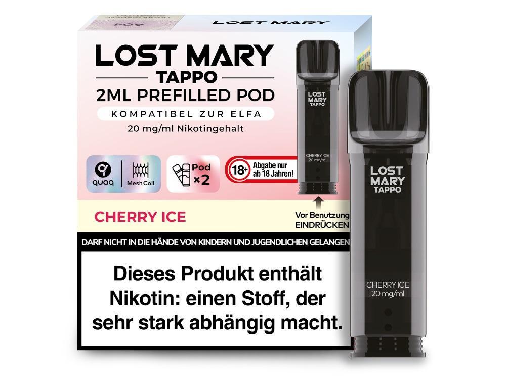 Lost Mary Tappo Pods Cherry Ice 10×2 Pods á 2ml